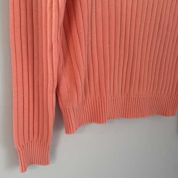 Avon Celli Sweater Womens Large Ribbed Crewneck Long Sleeve Pink Luxury Knit - Picture 6 of 10